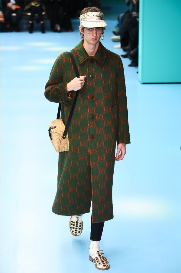 グッチ(GUCCI) 2018-19年秋冬メンズコレクション シルエット - 写真9