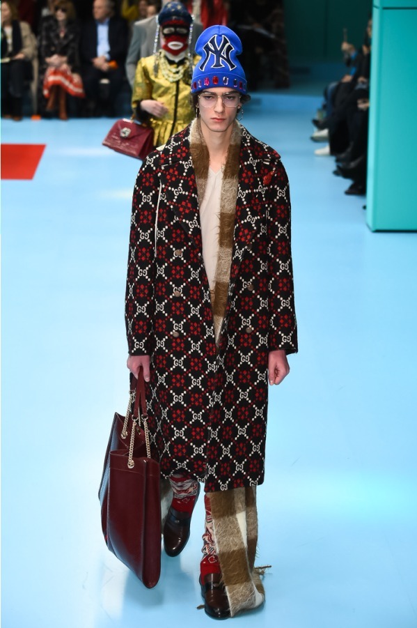 グッチ(GUCCI) 2018-19年秋冬メンズコレクション シルエット - 写真12