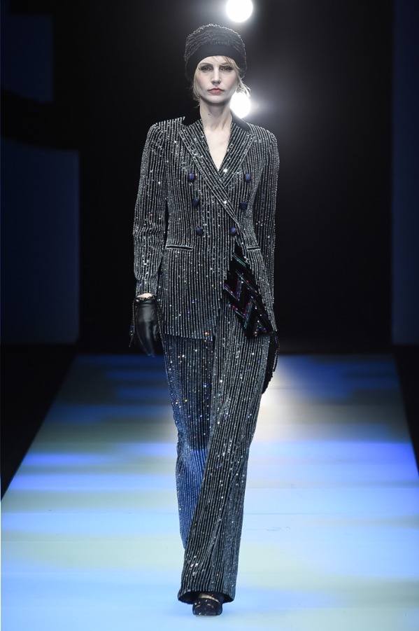 ジョルジオ アルマーニ(Giorgio Armani) 2018-19年秋冬ウィメンズコレクション シルエット - 写真95