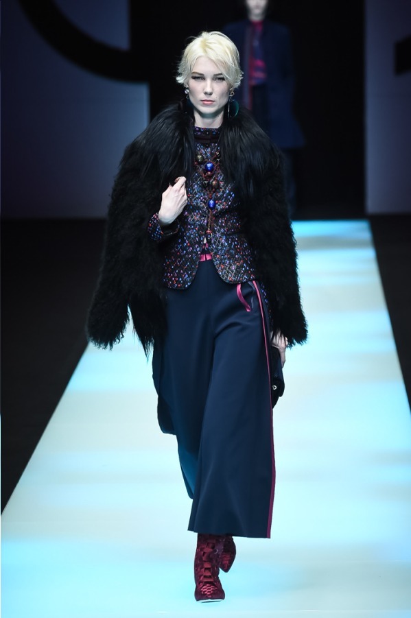 ジョルジオ アルマーニ(Giorgio Armani) 2018-19年秋冬ウィメンズコレクション シルエット - 写真47