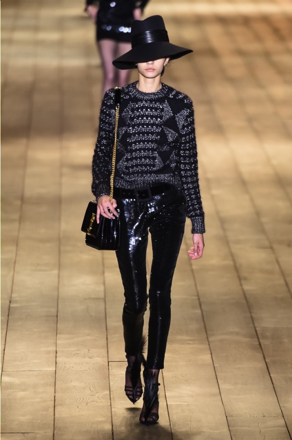 サンローラン(Saint Laurent) 2018-19年秋冬ウィメンズコレクション シルエット - 写真26