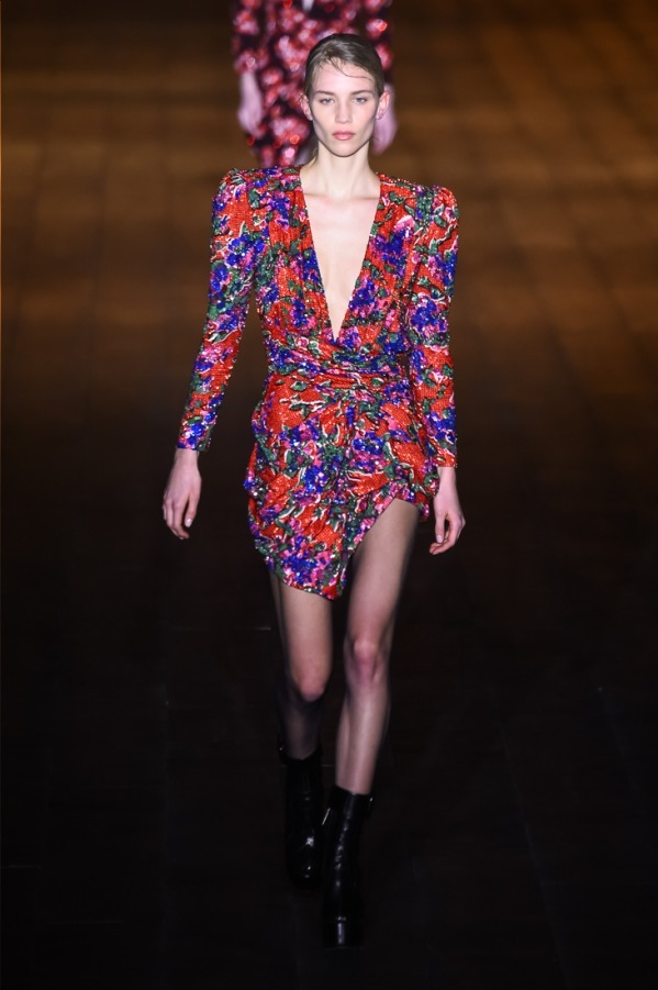 サンローラン(Saint Laurent) 2018-19年秋冬ウィメンズコレクション シルエット - 写真59