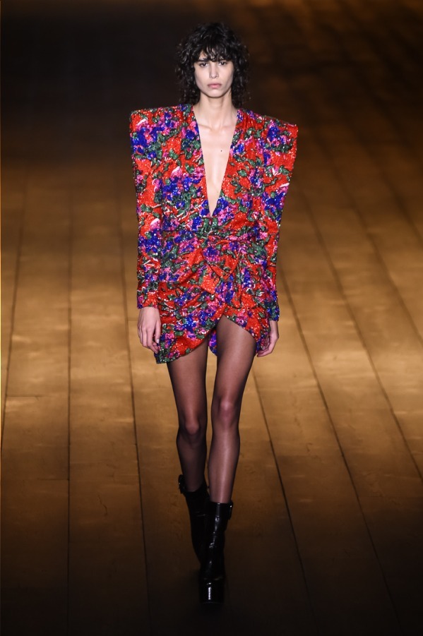 サンローラン(Saint Laurent) 2018-19年秋冬ウィメンズコレクション シルエット - 写真86