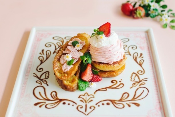 「苺×レアチーズ×桜」