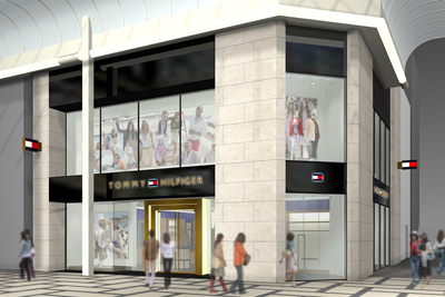 トミー ヒルフィガーが表参道に続き、大阪最大の旗艦店を心斎橋にオープン