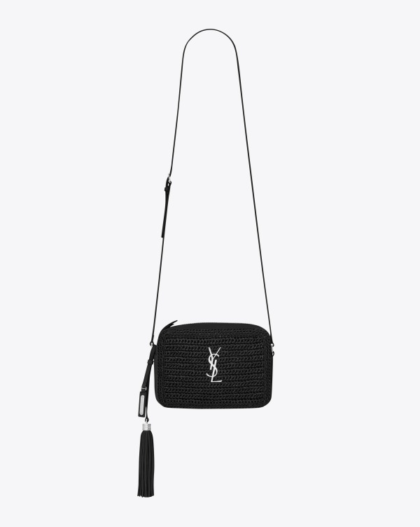 サンローランの日本限定バッグ、YSLロゴが光る夏素材の編地×レザーのハンドバッグやトート｜写真3