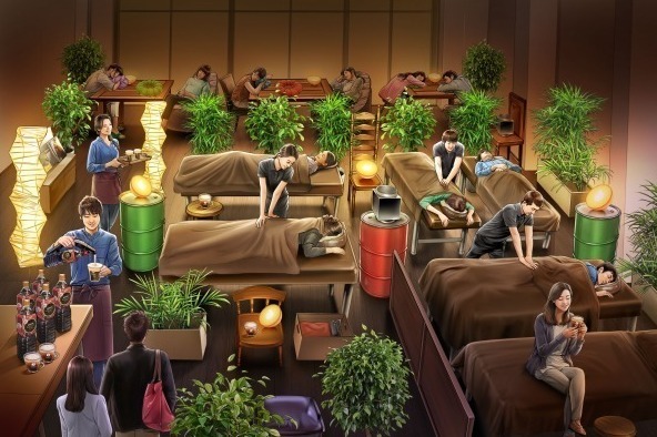 「睡眠カフェ」