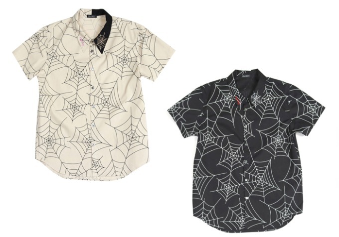 ミルクボーイの新作「ストリートホリック」蜘蛛の巣を張り巡らしたジャケットやパンツ