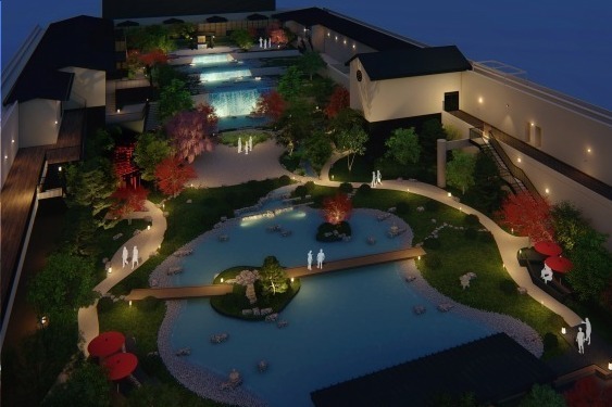 和モダン｜「空庭温泉」関西最大級温泉型テーマパークが大阪ベイエリアにオープン、安土桃山時代がコンセプト