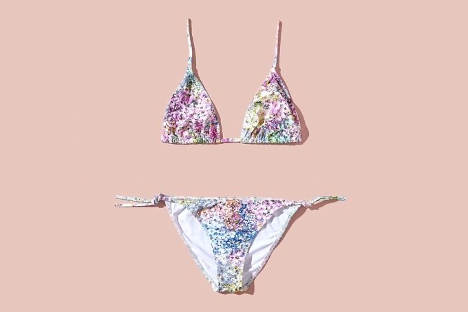 ビーチサンダル｜ZARA HOME18年ビーチコレクション - フラワー柄の水着やカゴバッグ、サンダルも