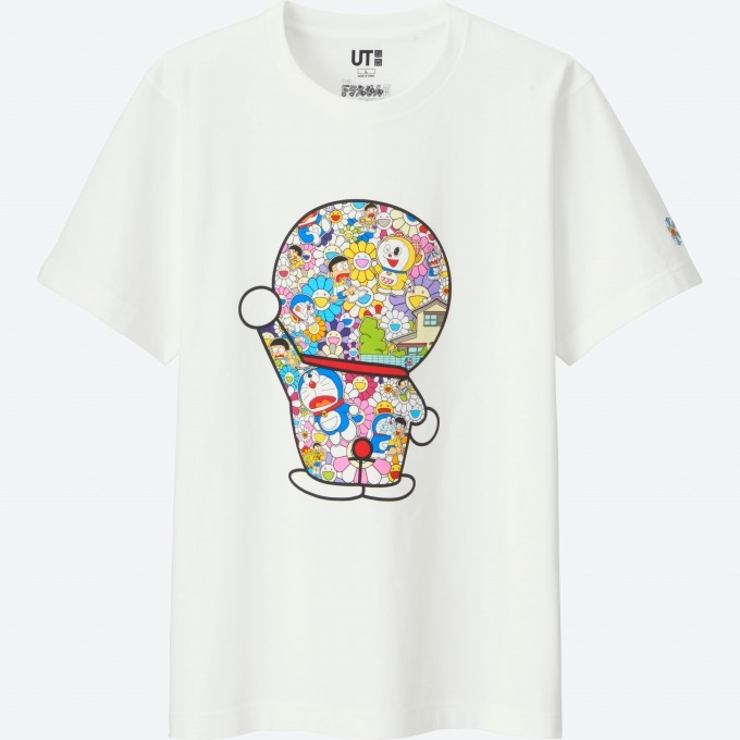 ユニクロより「ドラえもんUT」村上隆コラボ“お花”を描いたカラフルなTシャツやぬいぐるみなど | 写真