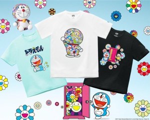 ユニクロより ドラえもんut 村上隆コラボ お花 を描いたカラフルなtシャツやぬいぐるみなど ファッションプレス