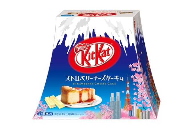 ネスレ キットカット ミニ ストロベリーチーズケーキ味 富士山パック 9枚 600円＋税 ※発売地域：全国