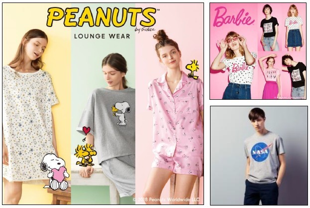 GUから「スヌーピー」のパジャマ登場、「バービー」ロゴ入りTシャツも | 写真
