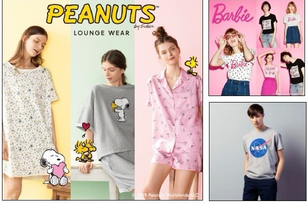 Guから スヌーピー のパジャマ登場 バービー ロゴ入りtシャツも ファッションプレス