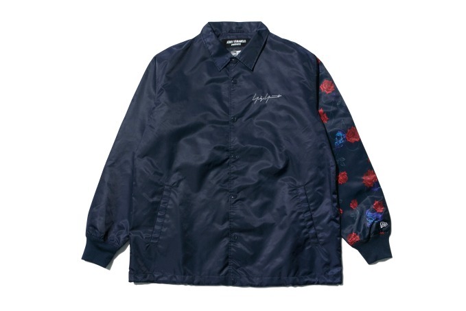 ヨウジヤマモト×ニューエラ2018年春夏コレクション、スカル＆ローズ柄を施したジャケット｜写真6