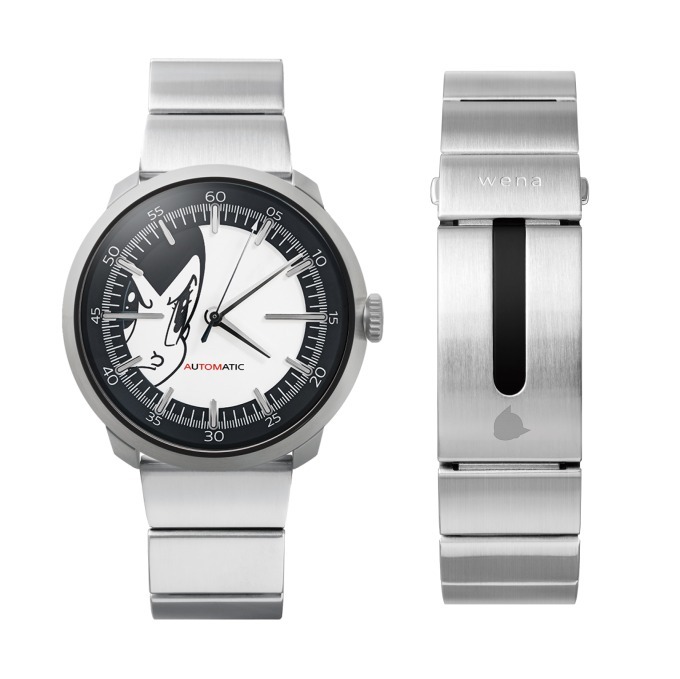 wena wrist Three Hands Mechanical Silver -ATOM Edition
オープン価格(市場推定価格 100, 000円前後)＜200台限定＞