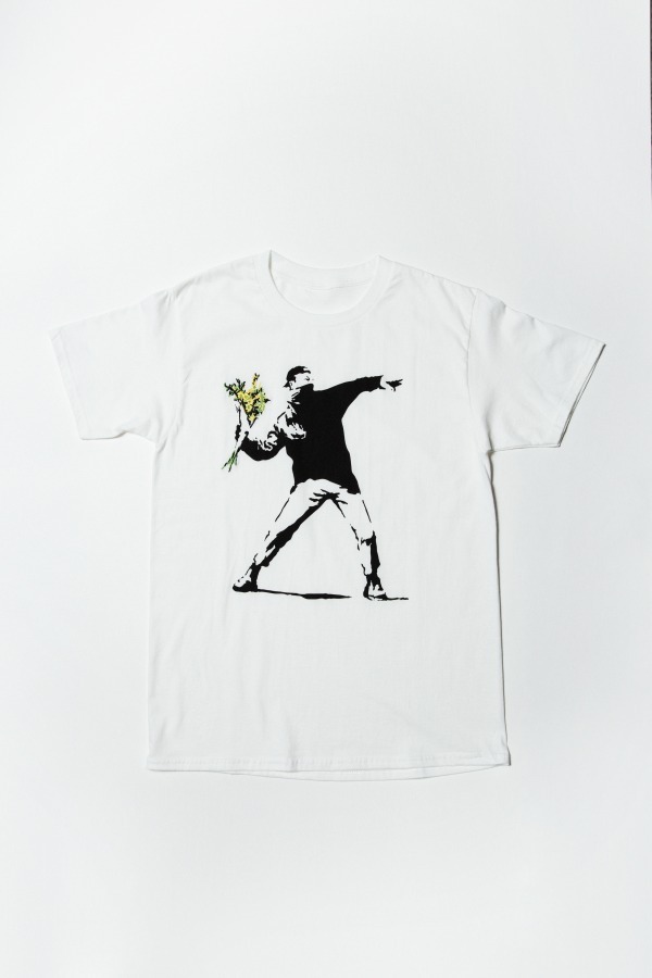 希少　アートTシャツ　ブラック　エッシャー　バンクシー Tシャツ/カットソー(半袖/袖なし) クリアランス販促