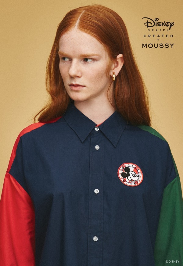 moussy ディズニー シャツ