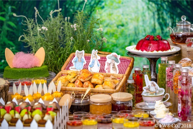 ピーターラビット｜ピーターラビットのデザートブッフェ、うさぎの耳付きケーキやスコーン - ヒルトン名古屋で