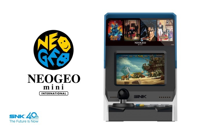 SNK「ネオジオ ミニ(NEOGEO mini)」KOFなど名作40タイトルを