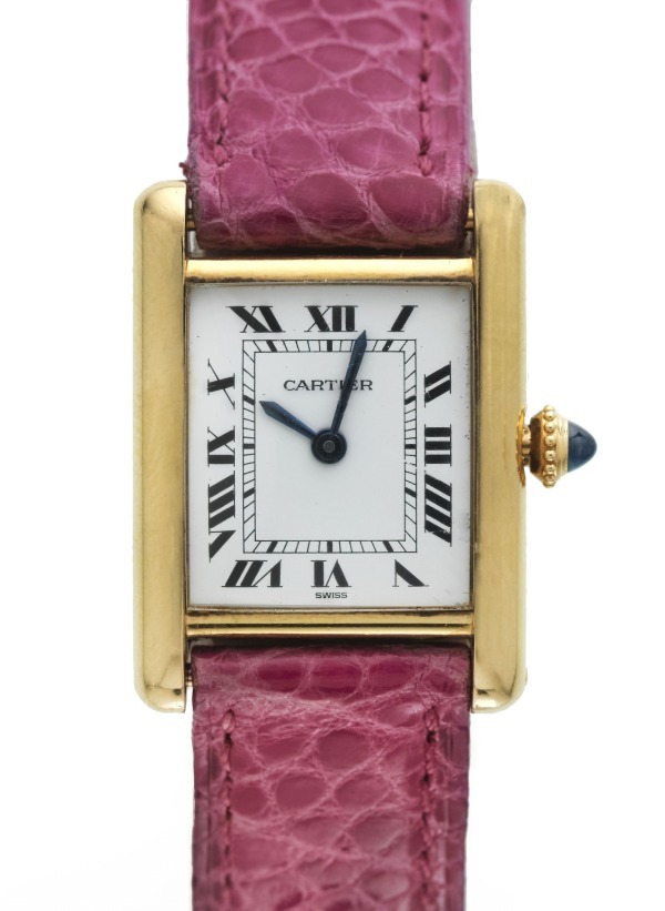 カルティエの腕時計「タンク」の貴重なヴィンテージモデル、コム デ ギャルソン青山店で展示販売 | 写真