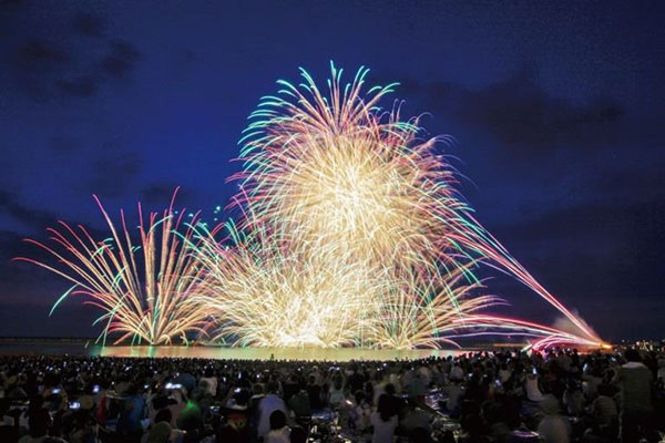 ぎおん柏崎まつり海の大花火大会※過去開催時の様子