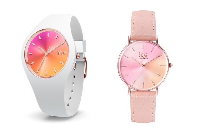 アイスウォッチの新作腕時計「サンセット」円形に広がるグラデーションで夕焼けを表現