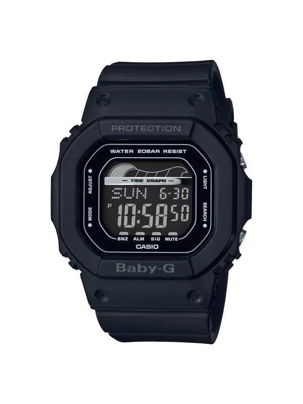 BABY-Gの新作腕時計 - レトロサーフをイメージ、波の情報がわかるタイドグラフ機能付き｜写真2
