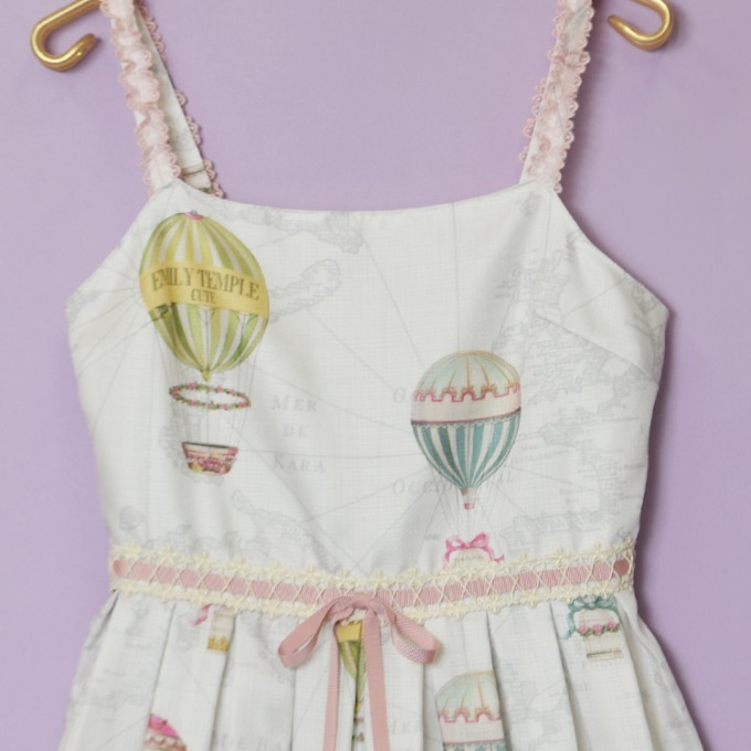 エミリーテンプルキュート夏の新作 - カラフルな気球をプリント、フリル＆ギャザーのガーリーなドレス｜写真9