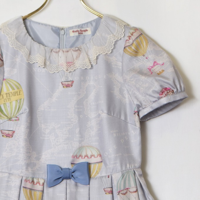 エミリーテンプルキュート夏の新作 - カラフルな気球をプリント、フリル＆ギャザーのガーリーなドレス｜写真4