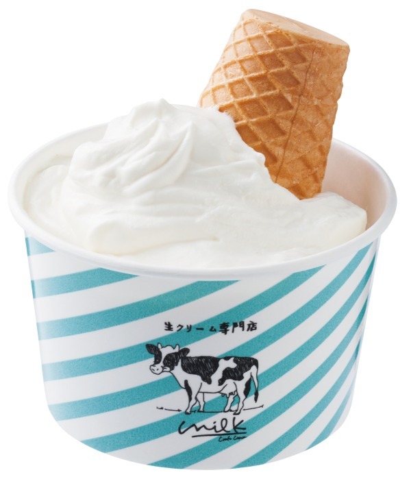 生クリーム専門店「ミルク」から、生クリーム好きの夢を叶える極上の「濃厚生ソフトクリーム」｜写真1