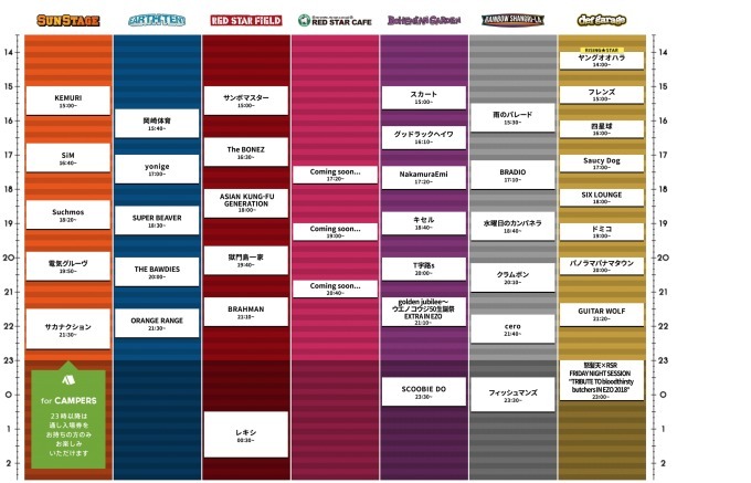 音楽フェス「RISING SUN ROCK FESTIVAL 2018 in EZO」北海道で開催｜写真59