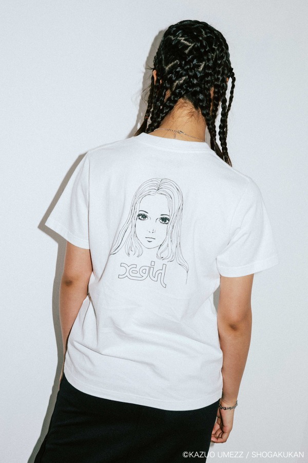 写真4 9 X Girl 楳図かずおのコラボtシャツ 漫画 おろち 風の女の子イラストをプリント ファッションプレス