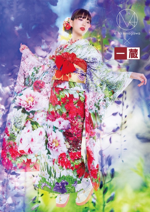 蜷川実花手掛けるm Mika Ninagawaが振袖ブランド 一蔵とコラボ バラや桜を描いた着物 ファッションプレス