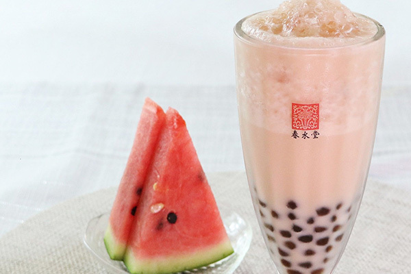 春水堂「タピオカスイカミルクティー」