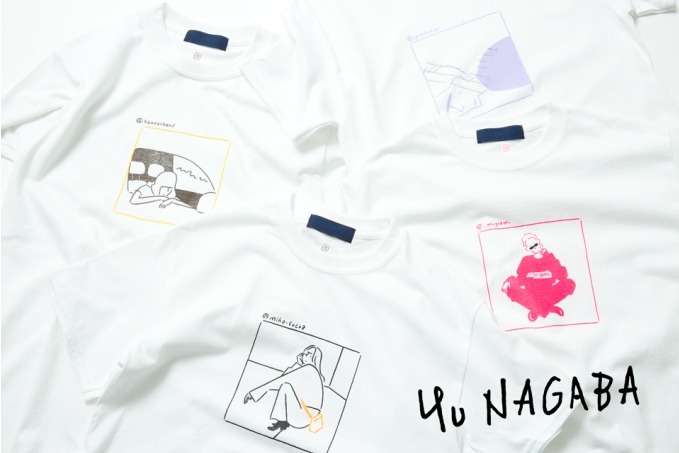 イラストレーター長場雄 ビームスt Snsで話題の4人を描いたtシャツが登場 ファッションプレス