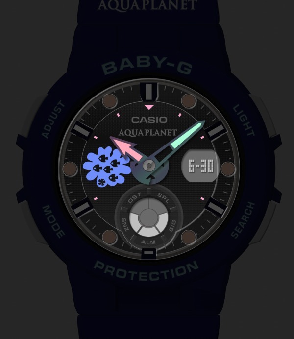G-SHOCK・BABY-G初代「イルカ・クジラ」ウォッチ復刻、ライトを