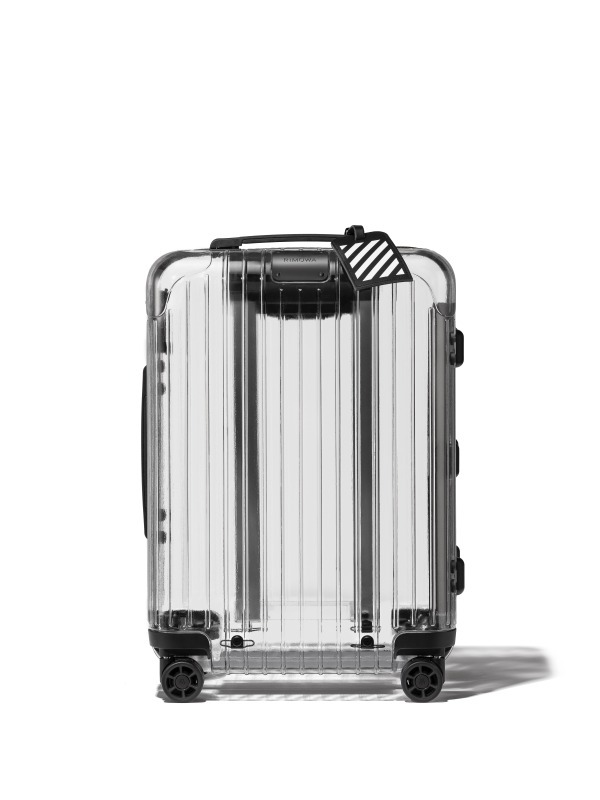 オフ-ホワイト×リモワのスーツケース、スケルトンボディに付け替え可能なブラック＆オレンジホイール｜写真2