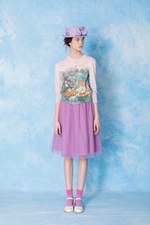 ジェーンマープルより“印象派絵画”プリントの新作ワンピースやカーディガン、青空とピンクの空を背景に｜写真31