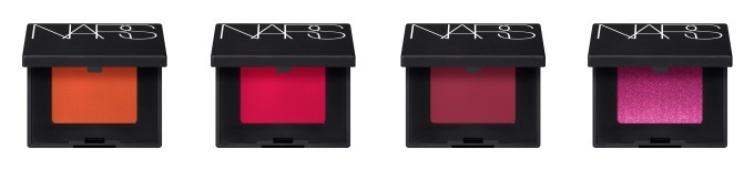 左から)NARS シングルアイシャドー 5352,5353,5354,5355 各2,700円(税込)