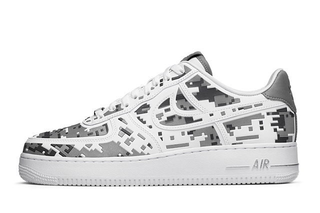 ワールド オンラインストア デジタルカモフラ柄の「NIKE AIR 1」6月27日発売 FORCE ウインドブレーカー