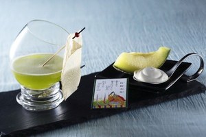 「百人一首カクテル」琵琶湖ホテルで - メロンや桃の爽やかな味わい、夏の訪れや七夕をテーマに|写真2