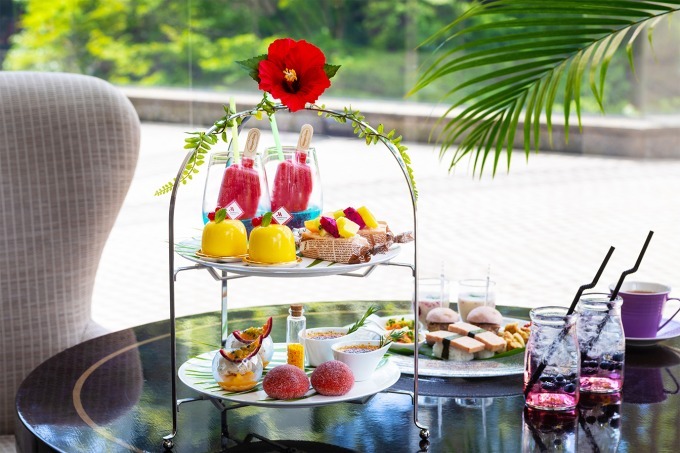 ハワイ｜ハーゲンダッツ×東京マリオットホテル“ハワイ”のアフタヌーンティー - 白桃アイスバー＆ジュレなど