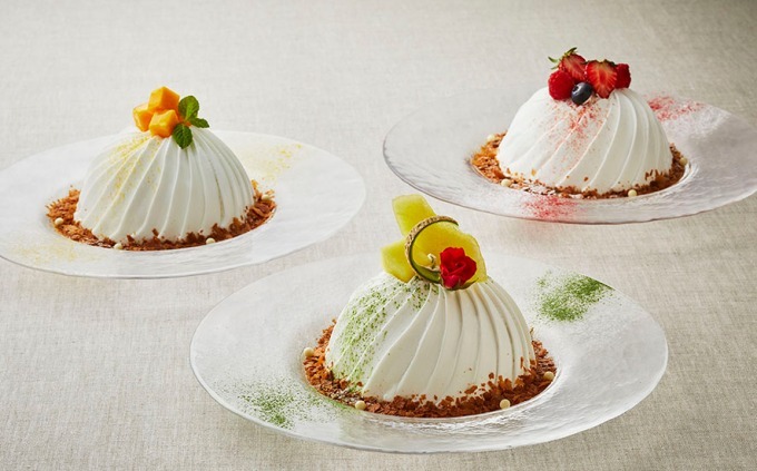 さくふわカキ氷×ケーキの新感覚スイーツ「スノードームケーキ」中にはフレッシュ果実＆ジュレ | 写真