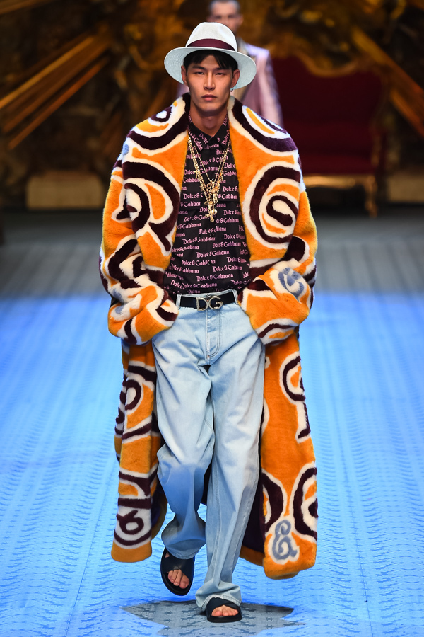 ドルチェ＆ガッバーナ 2019年春夏｜male ファーコート
