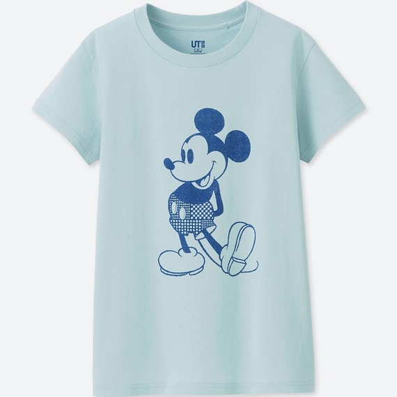 ユニクロ“藍色”ミッキー＆ミニーのディズニーTシャツ、メンズ＆ウィメンズで発売｜写真8