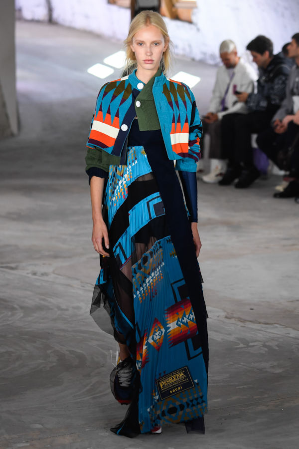 sacai 2019年リゾートコレクション、ペンドルトンとナイキのコラボでより自由なハイブリッドへ｜写真1