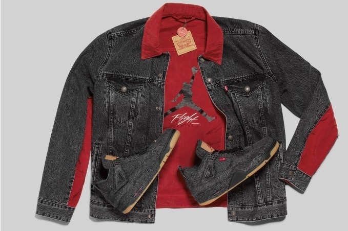 今日限定値下げ　リーバイス　ジョーダン　リバーシブル　デニムジャケット Levi's - JORDAN LEVI'S コラボ ジャケット リーバイス