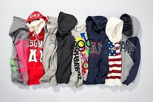 GAP GQ コラボ MSGM パーカー Lサイズ